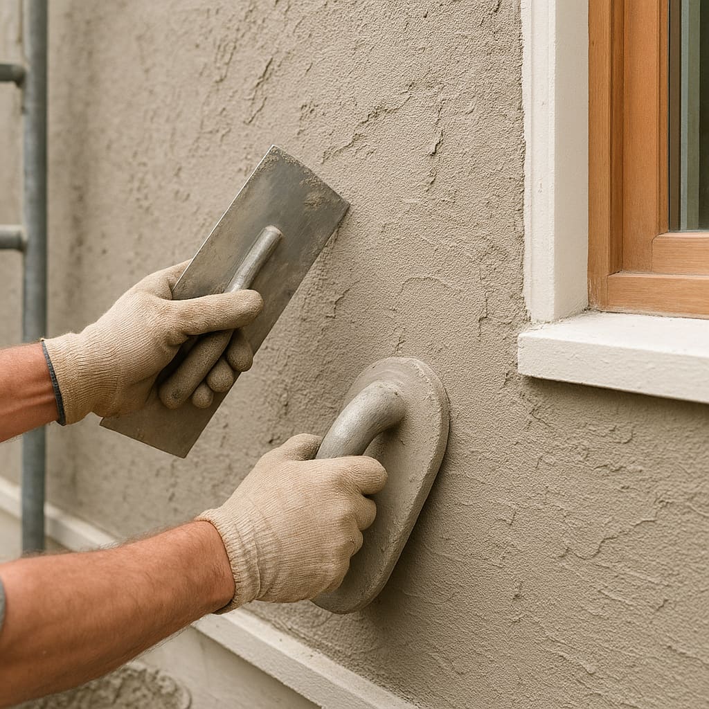 Außenstuck auf Fassade